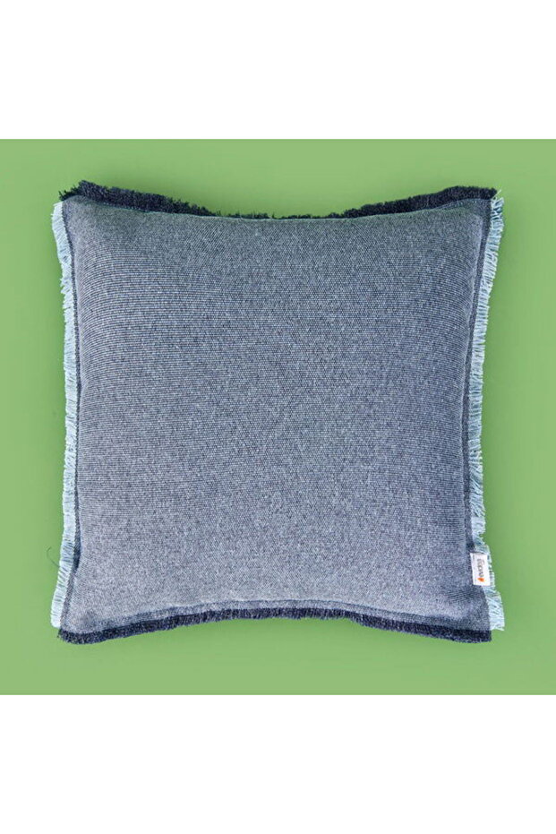 Soft Plaid Kırlent - Mavi - 45x45 cm - 2