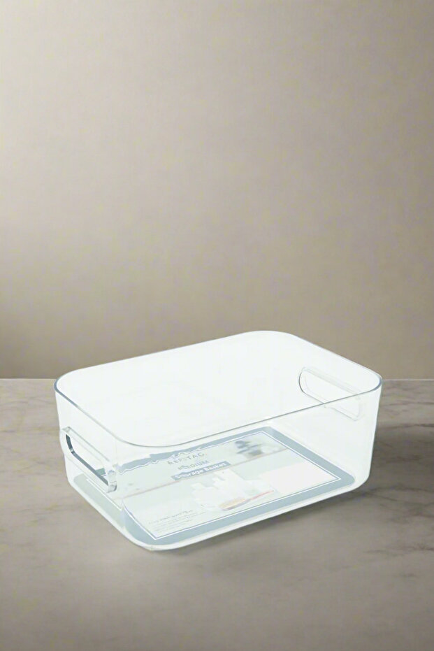 سلة تخزين شفافة (متوسطة) - 2