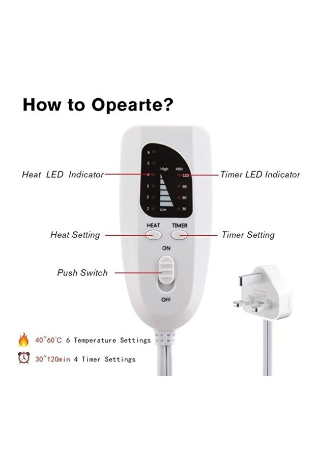 وسادة تدفئة للعلاج الطبيعي الكهربائي - 7