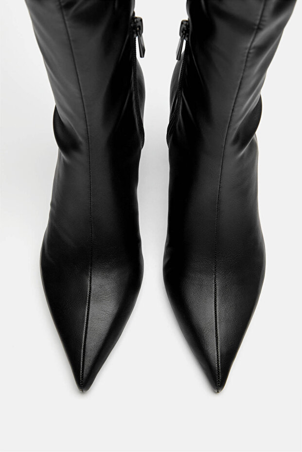 Streç topuklu çizme - 3