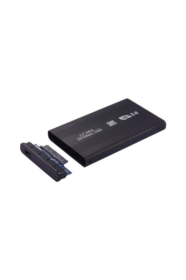 صندوق أقراص SATA من الألومنيوم مقاس 2.5 بوصة - محول القرص الصلب الخارجي USB 3.0 - نقل البيانات عالي السرعة