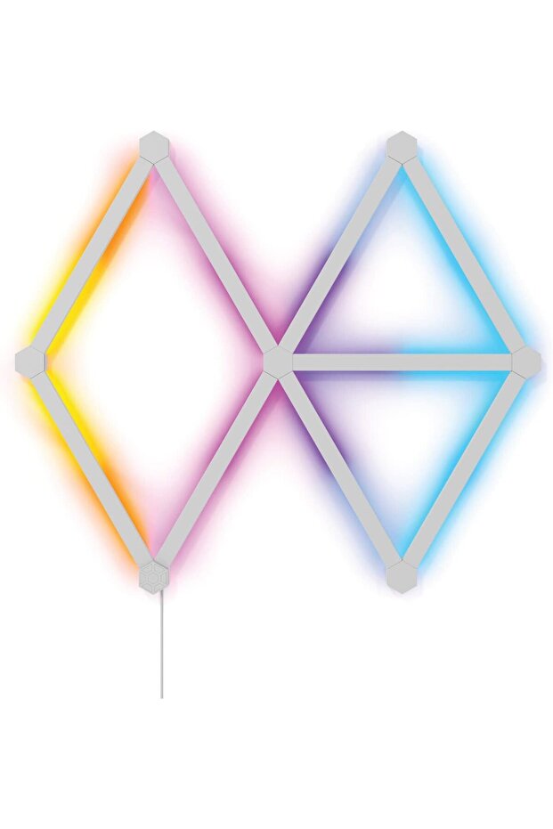 LINES Starter Kit - 9 Pack Modular Backlit Smart LED System w/Music Visualizer - 1