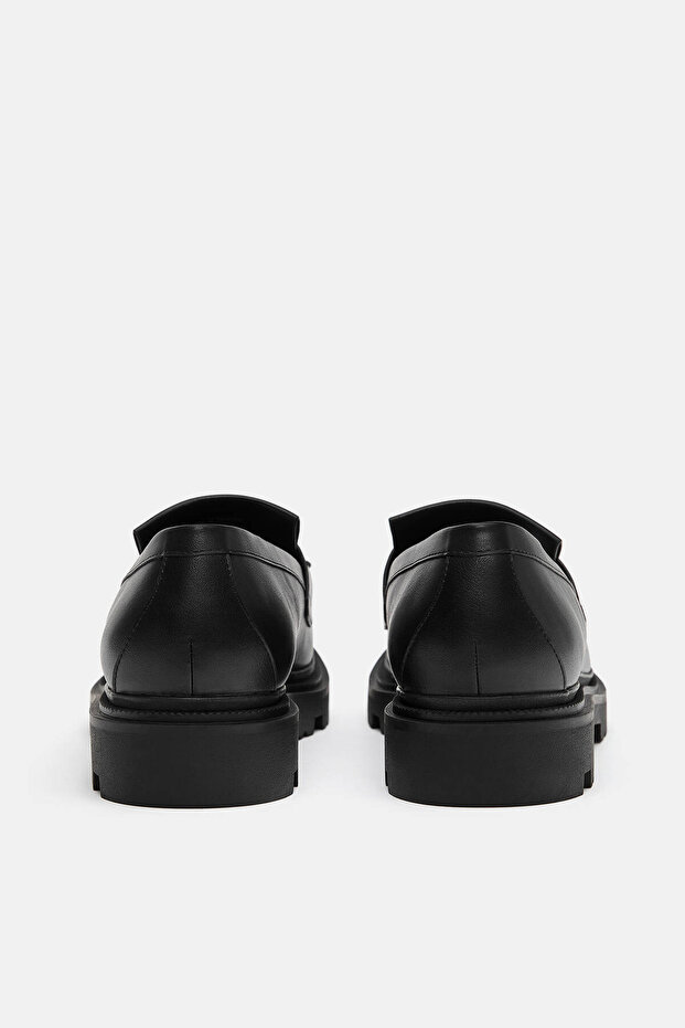 Püsküllü makosen ayakkabı - 4