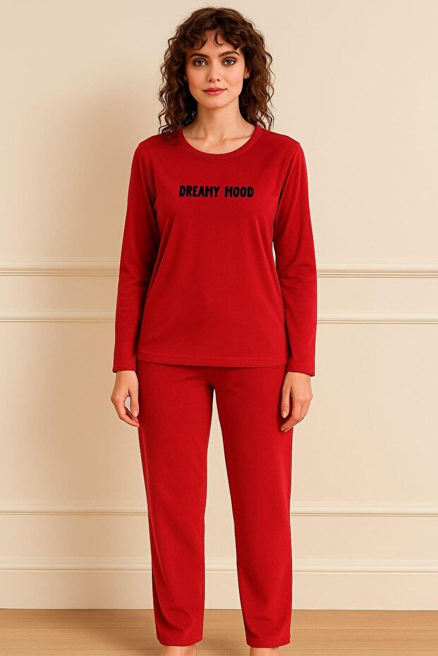 Women's 13164-2792 long sleeve velvet pajama set