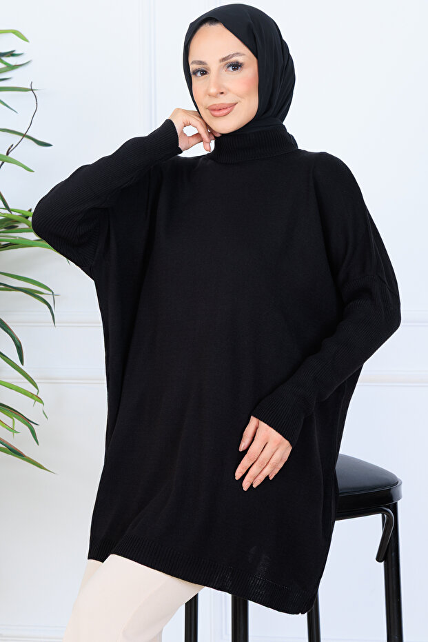 Triko Tunik N7083 Siyah - 3