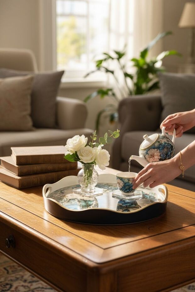 Round Tray 40*5 Tx 010