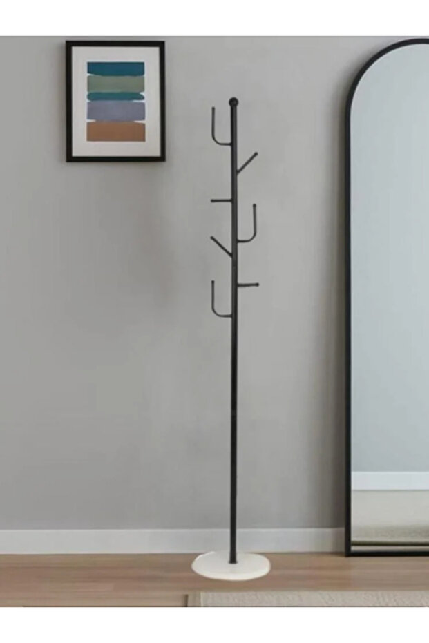 شماعة ملابس أرضية بتصميم شجرة عصري - 1