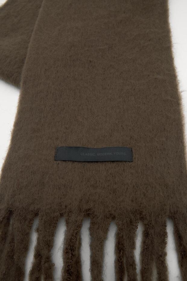 Düz püsküllü atkı - 5