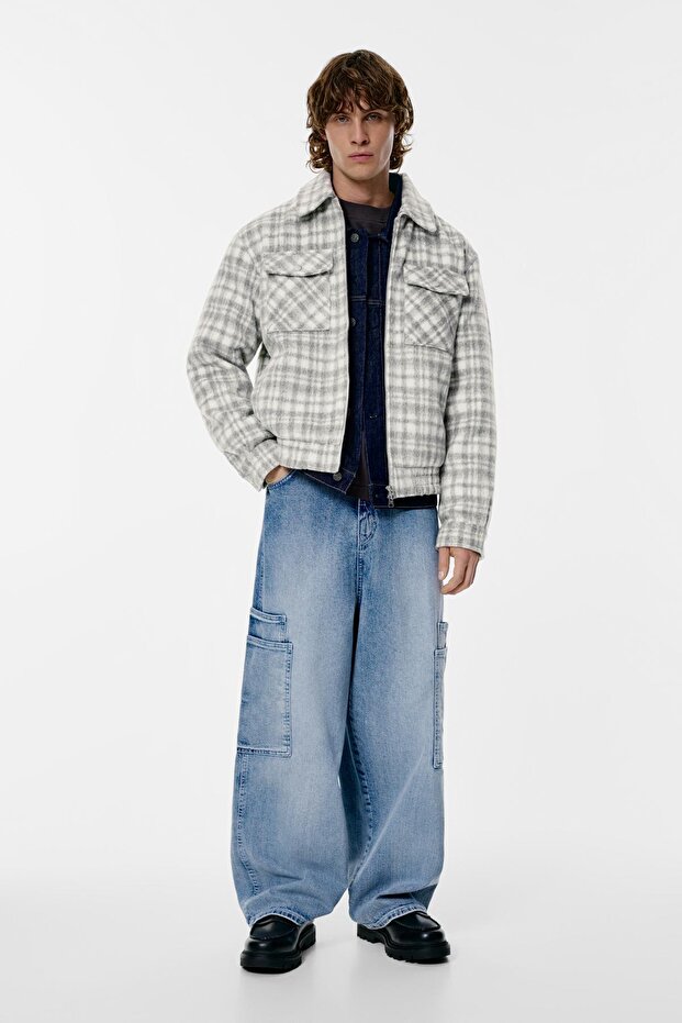 Kareli yumuşak ceket - 2