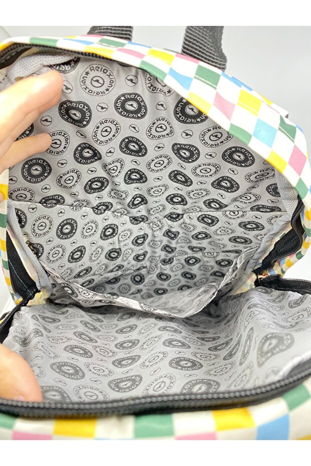 حقيبة ظهر بنمط الداما الملونة 2120 -2 - 3