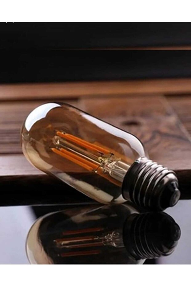4w 220v E27 Gemici Rustik Led Ampul T45 Dekoratif Rustik Ampül 10 Adet - 7