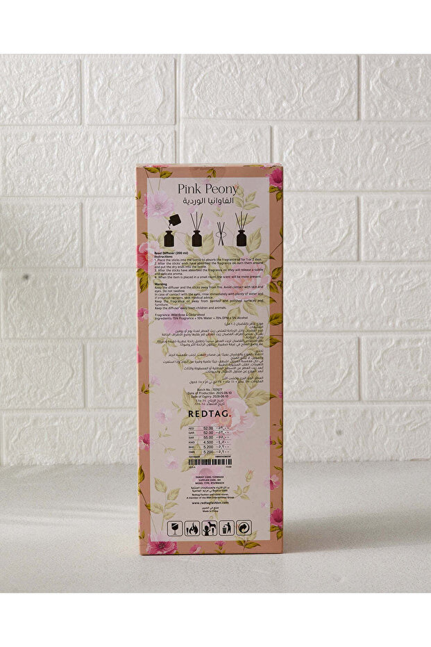 Pink Peony Reed Diffuser - 5