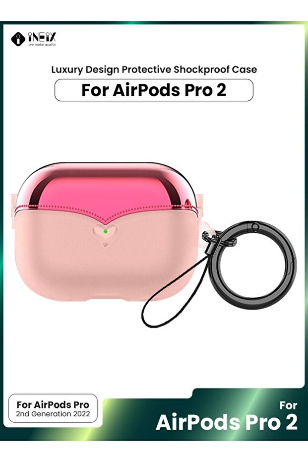 جراب فاخر مقاوم للصدمات بتصميم فاخر لسماعات Apple AirPod Pro 2- 2022