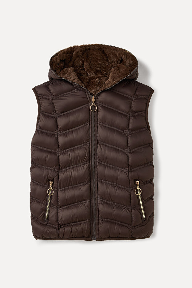 KAPİTONELİ ÇİFT TARAFLI YELEK - 1