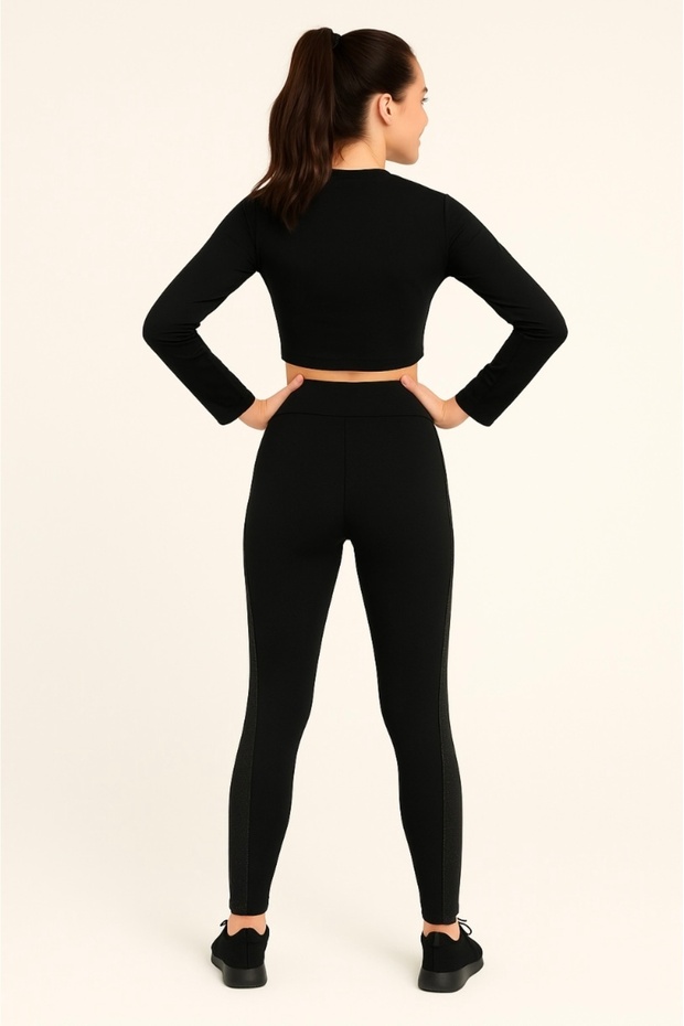 Örme Çelik tayt, simli şerit - 2