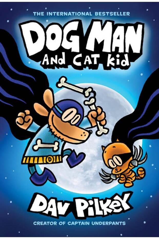 Dog Man 4: Dog Man And Cat Kid (A Graphic Novel)