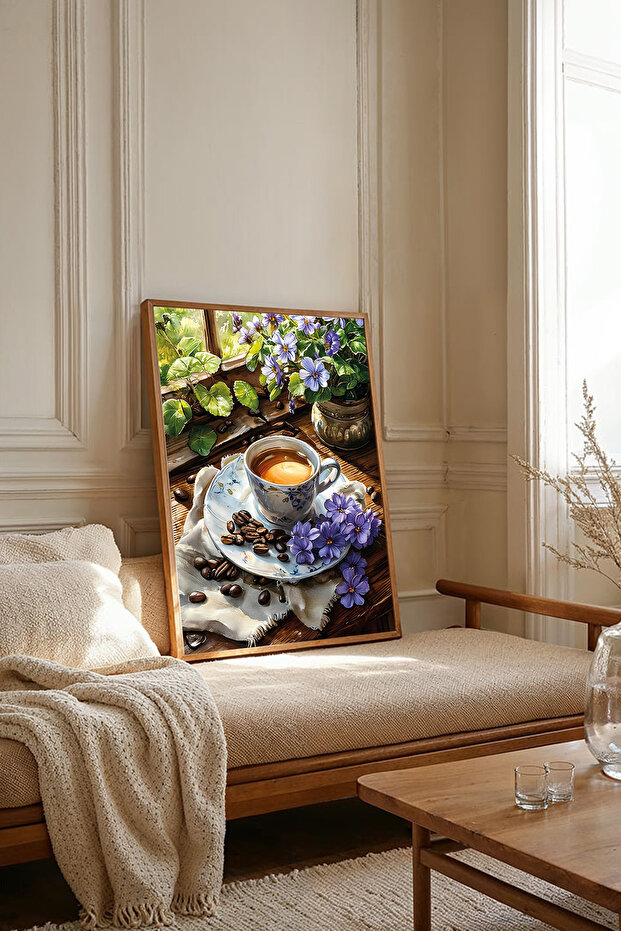 One Piece Wooden Framed Living Room Hall Kitchen Painting Tk2367