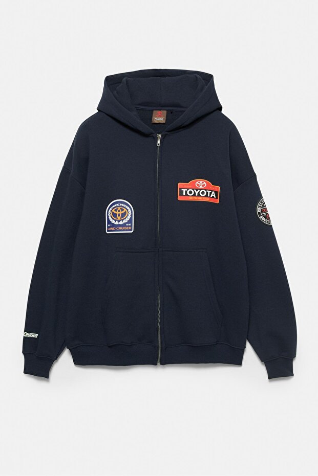 Toyota Fermuarlı Kapüşonlu Sweatshirt - 7