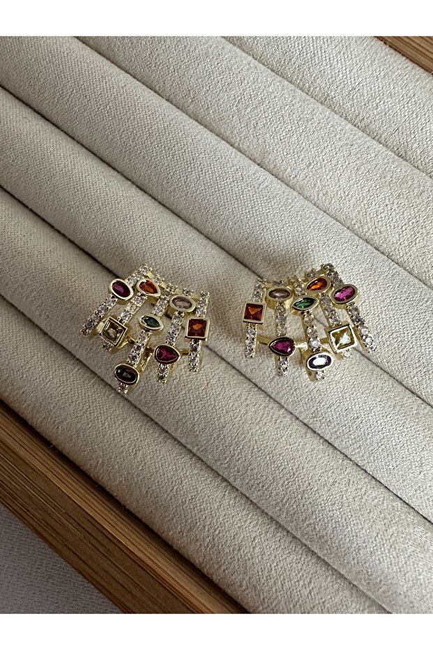 أقراط متعددة الألوان - 1