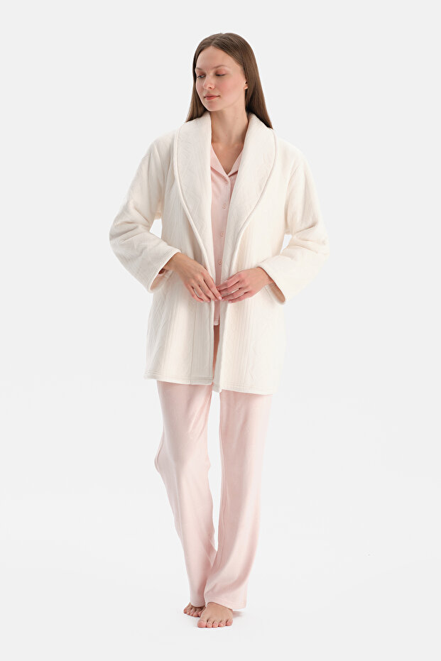 Εκρού Καπιτονέ Παντελόνι - 4