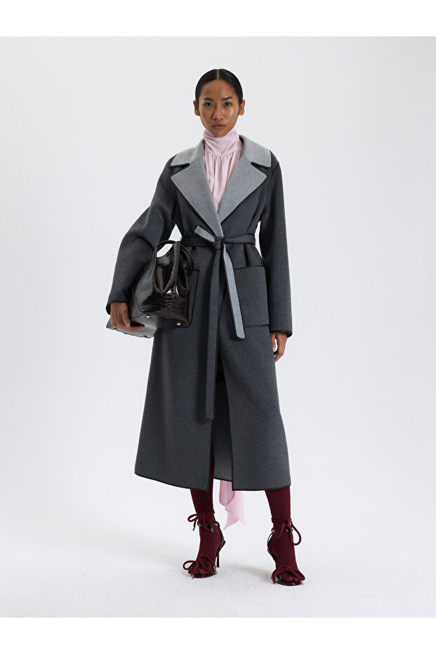 Kontrast Biyeli Cepli Kaban - 6