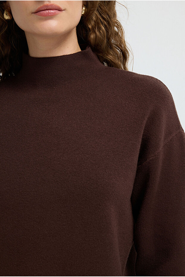 Balıkçı Yaka Triko Bluz - 2