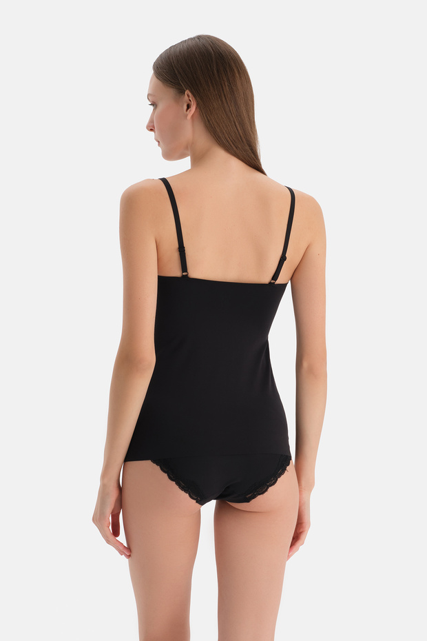 Siyah Basıc Cool Touch Atlet - 2