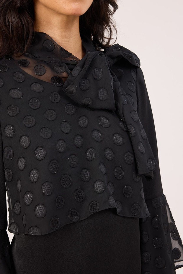 Jakar puanlı elbise - 3