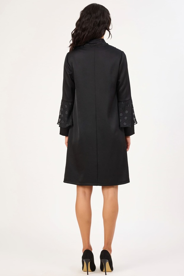 Jakar puanlı elbise - 4