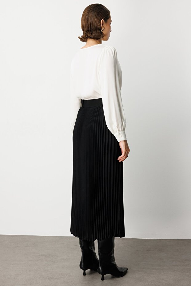 Piliseli Maxi Etek - 5