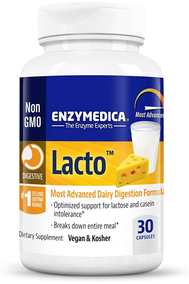 Lacto, Maximum Strength Formula For Dairy Intolerance With Enzymes Lactase And Protease