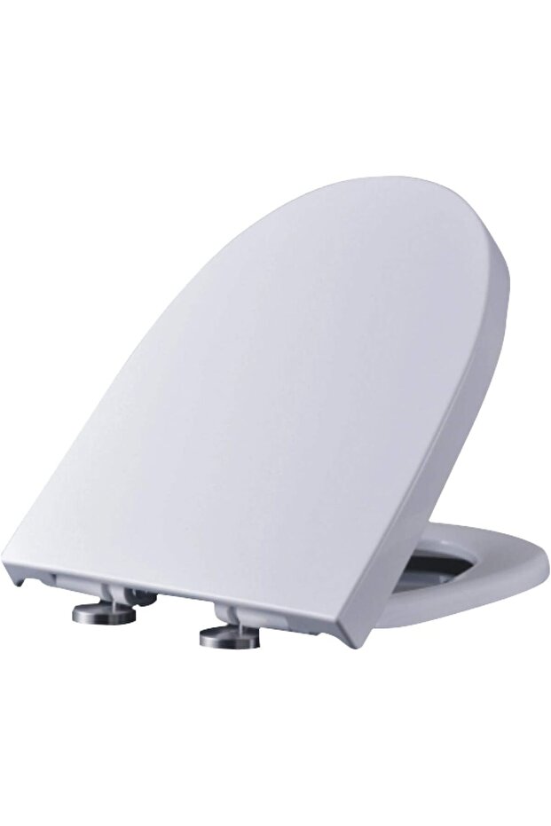 UF Toilet Seat & Cover – Soft Close, Anti-Bacterial Hygiene 'N' Clean, Quick-Release, White