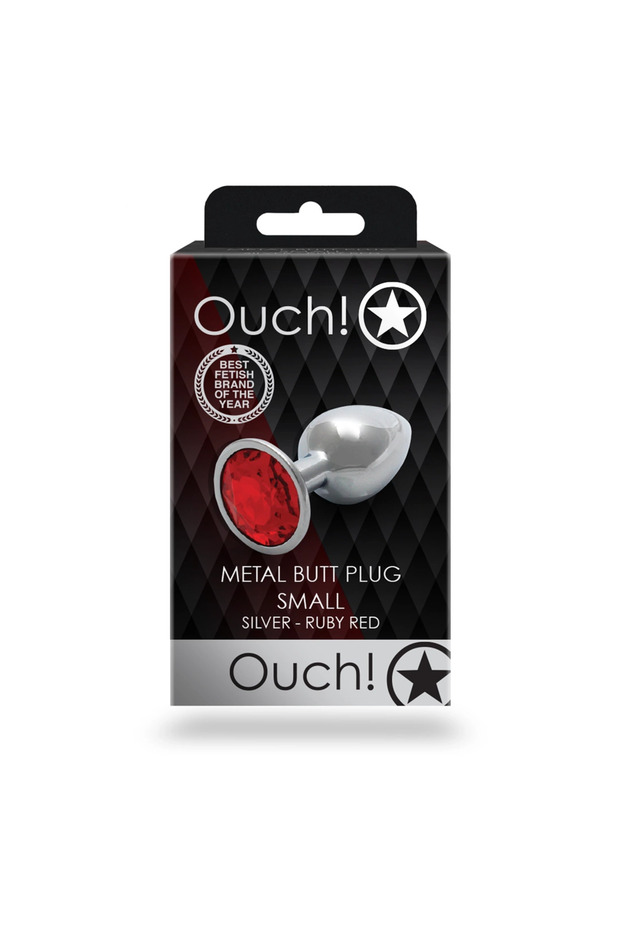 Ouch! - Metal Butt Plug - Round - Small - 3