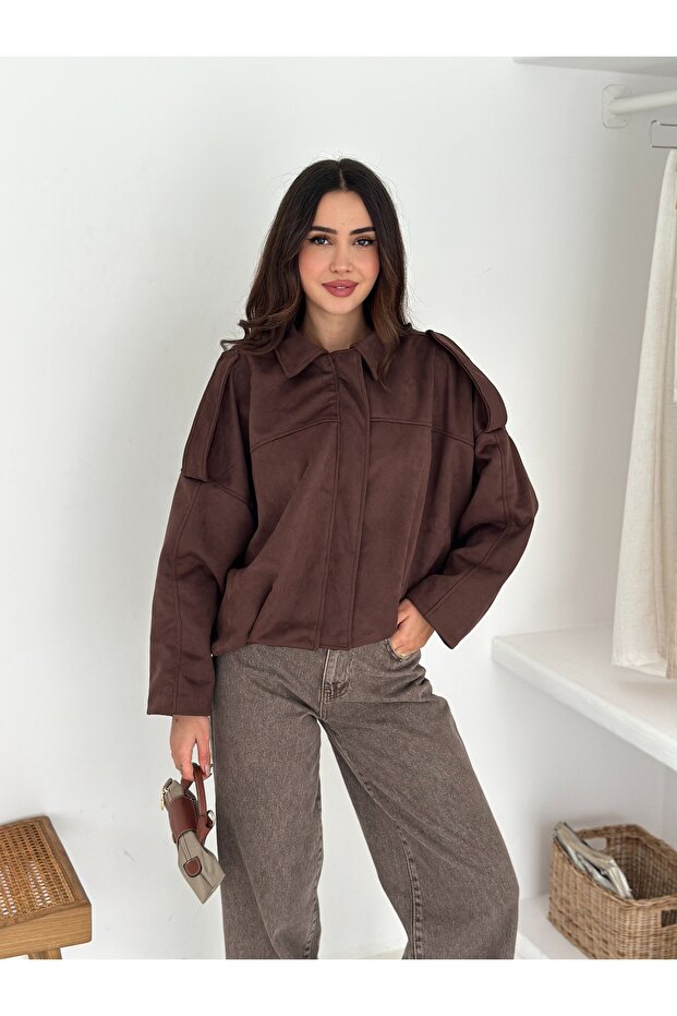 Süet Astarli Bomber Ceket - 2