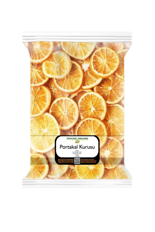 Dried Orange 100 Gr. Round Sliced Dried Orange Freshly Dried