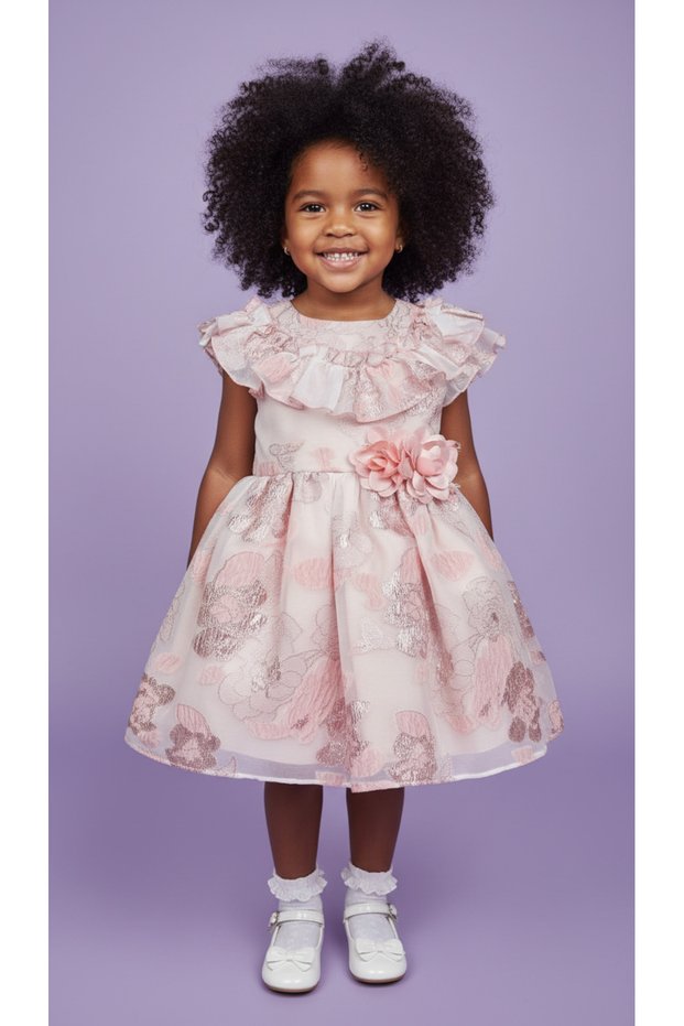 Jacquard Girls' Birthday Dress