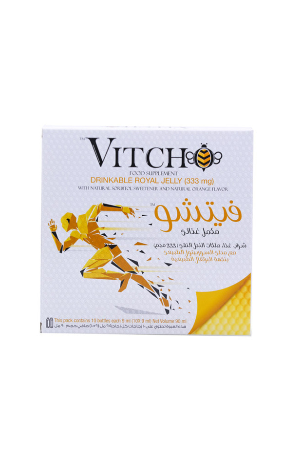Vitcho Royal Jelly 1g Orange Flavor 10 Bottles