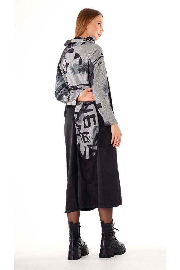 cu secțiuni Rochie de designer - 8
