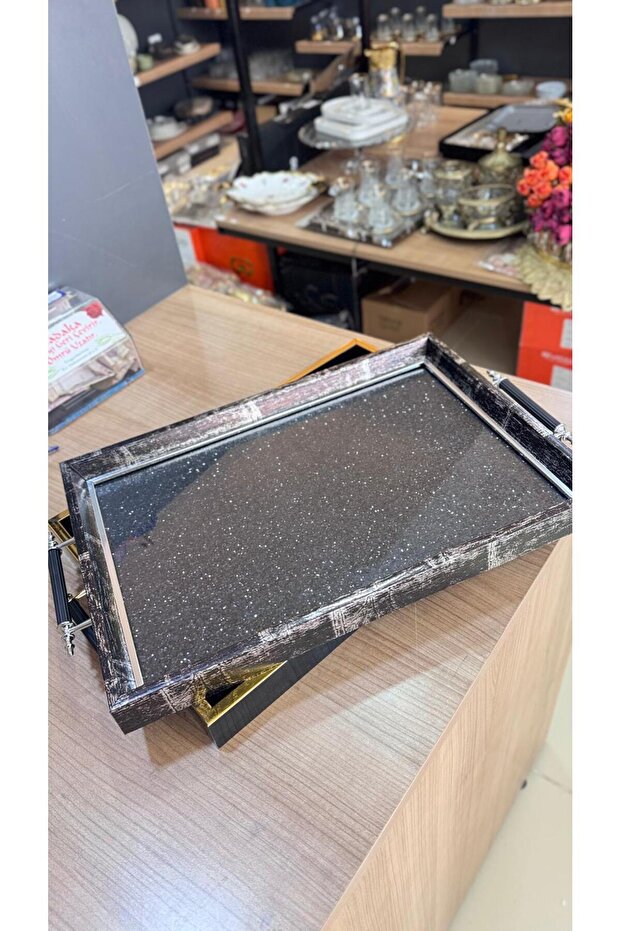 simli çay tepsisi - 2