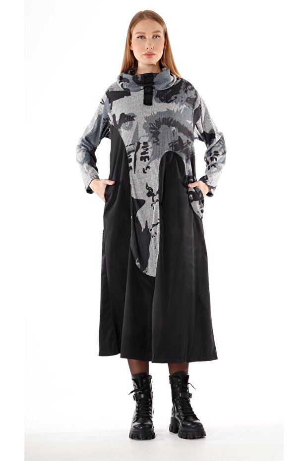 cu secțiuni Rochie de designer - 5