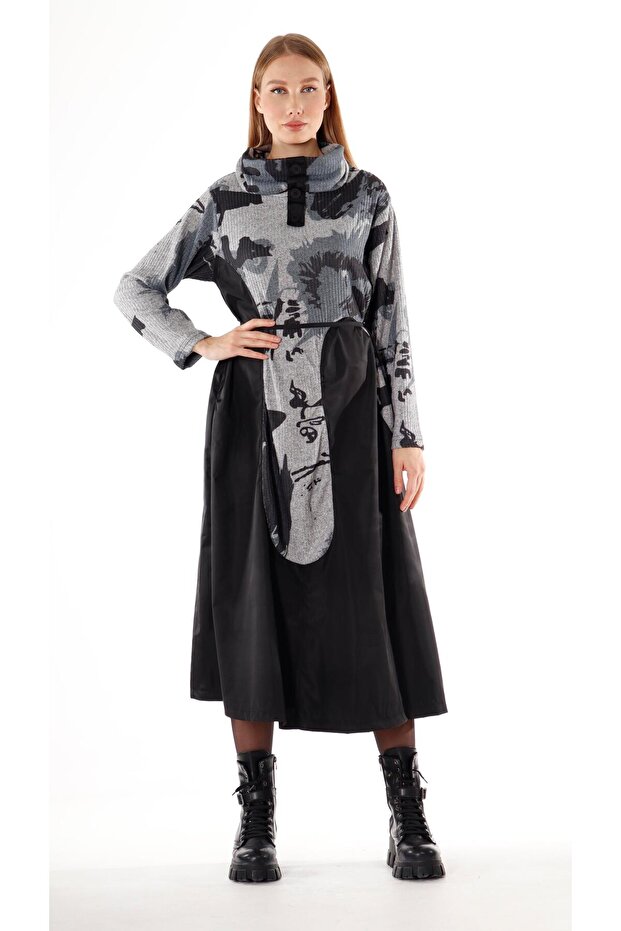 cu secțiuni Rochie de designer - 2