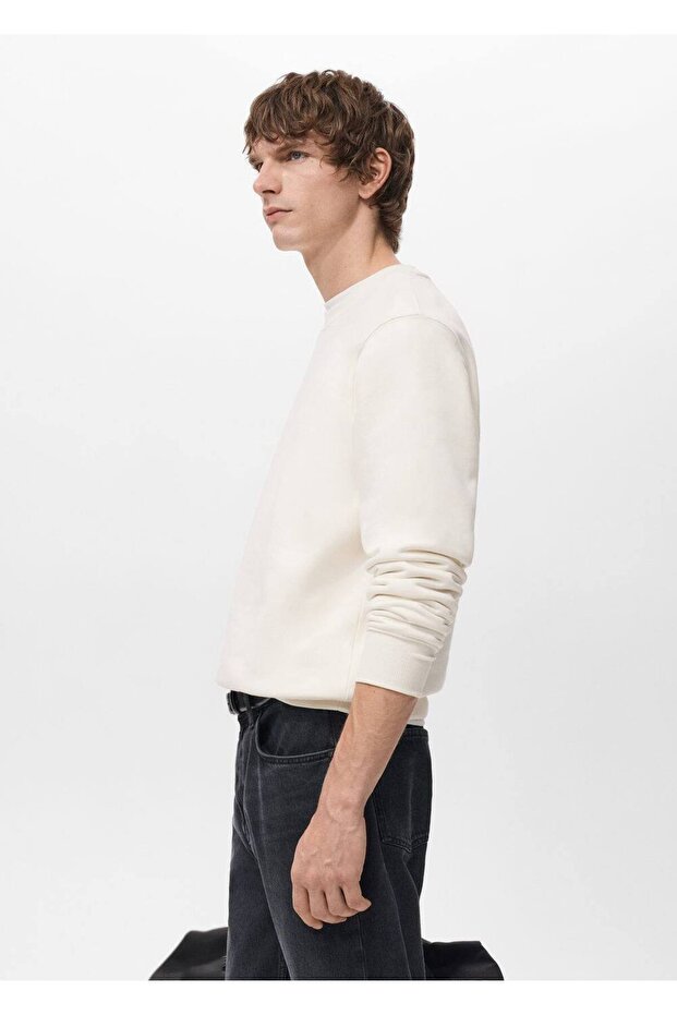 Regular kesim pamuklu sweatshirt - 7