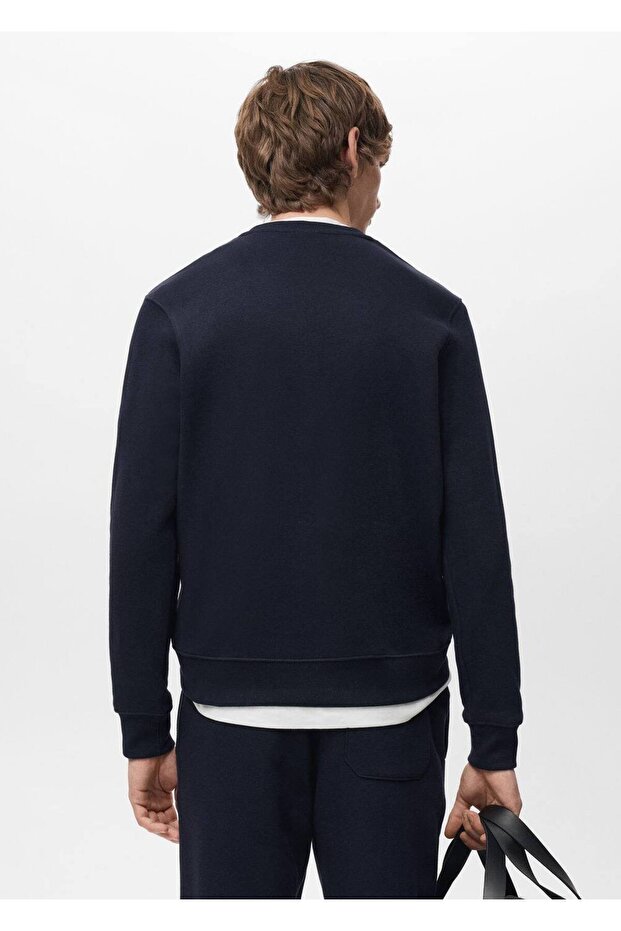 Regular kesim pamuklu sweatshirt - 4