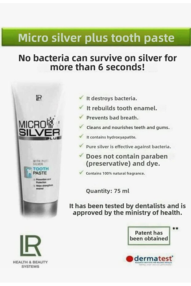 Mikrosilver Plus (Micro Silver Plus) Toothpaste - 2