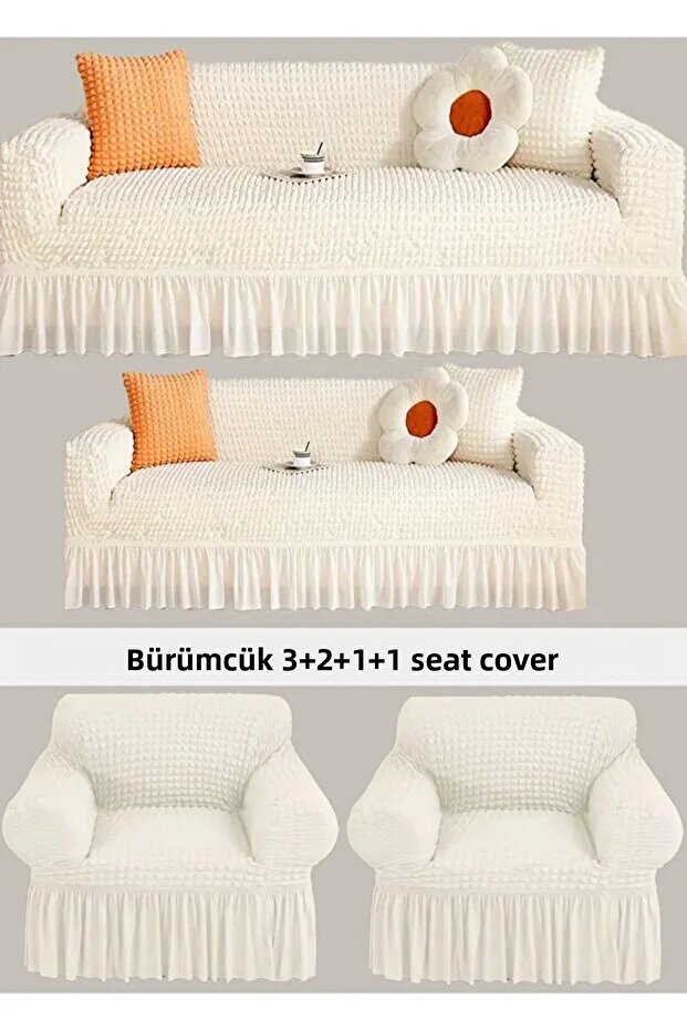 Bürümcük Sofa Cover, Sofa, Sofa Bed Cover, Sofa Cover 3 2 1 1 Set