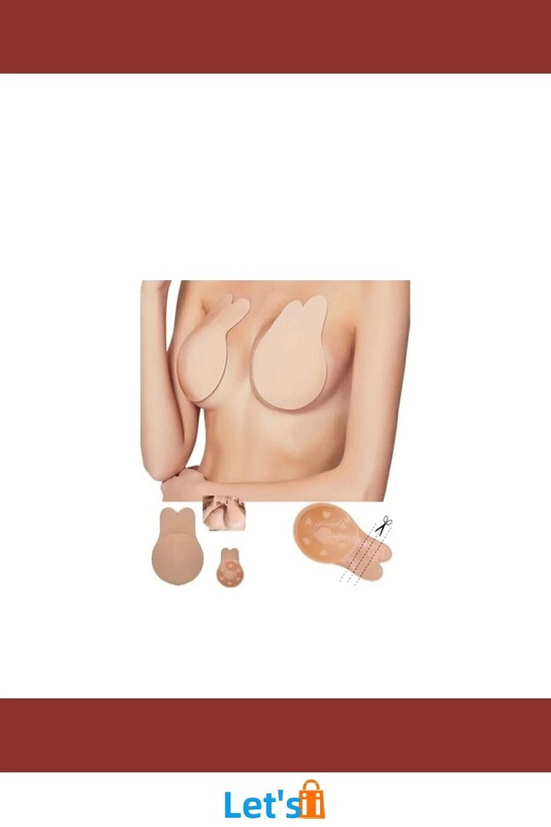 حمالة صدر ذاتية اللصق مقاس L من نوع Ghost - 4