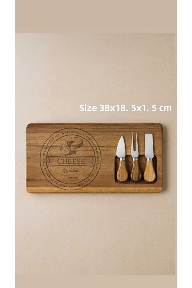 طقم تقديم جبنة الأكاسيا - 1