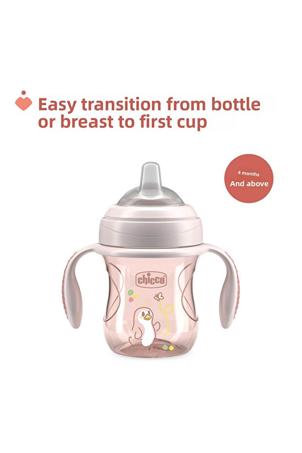 كوب انتقالي ذو طرف ناعم للفتيات بعمر 4 أشهر - 4