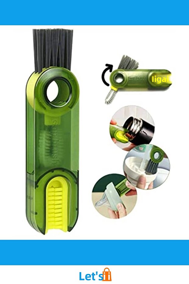 فرشاة تنظيف متعددة الأغراض ذات 3 وظائف - 4