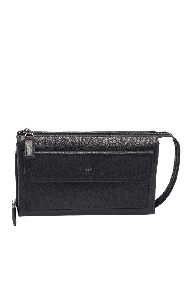 Black Genuine Leather Men's Portfolio Bag - S1Pc00021138-A6F
